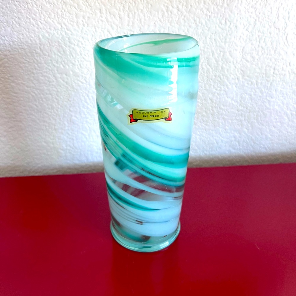 18 oz. Handblown Glass by Becraft of the Ozarks, circa 1970